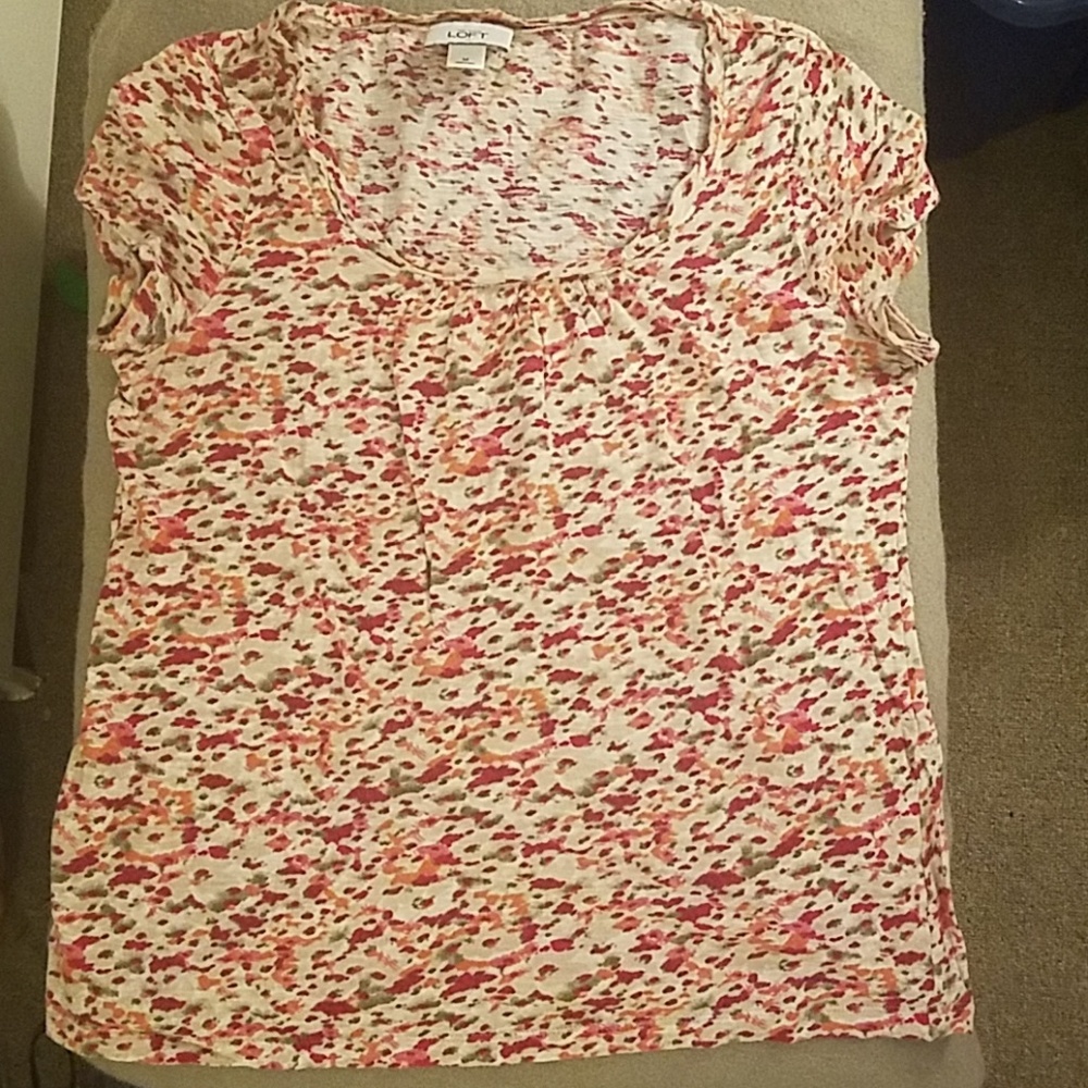 LOFT Scoop Neck Tee